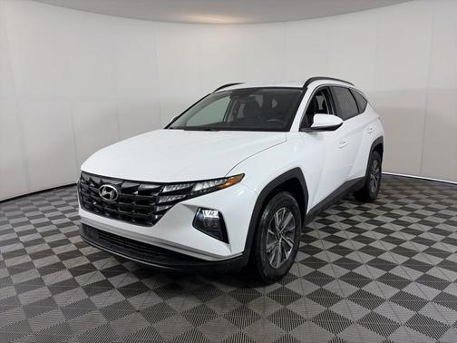 White 2024 Hyundai TUCSON Hybrid Blue