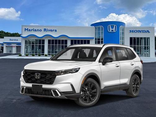 Platinum White Pearl 2026 Honda CR-V Hybrid Sport Touring AWD
