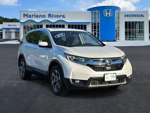 Platinum White Pearl 2019 Honda CR-V EX