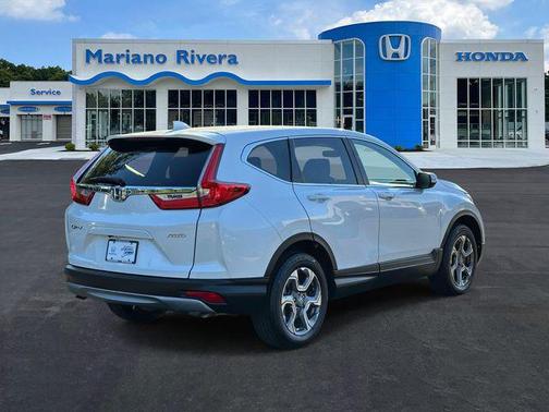 Platinum White Pearl 2019 Honda CR-V EX