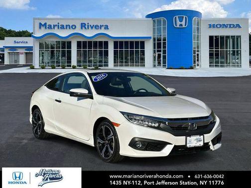 White 2016 Honda Civic Touring