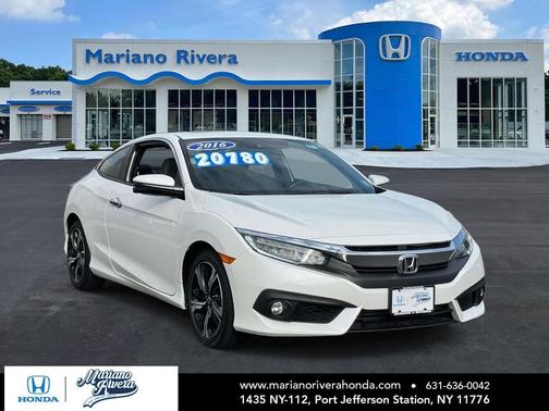 White 2016 Honda Civic Touring