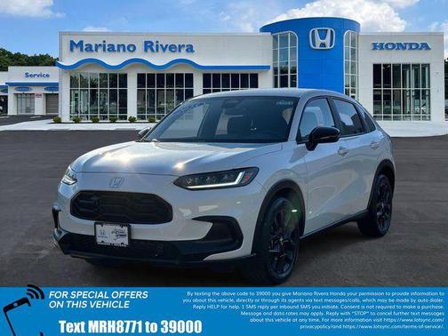 Platinum White Pearl 2025 Honda HR-V AWD Sport