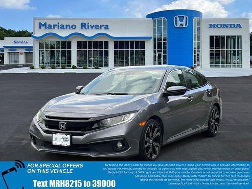 Modern Steel Metallic 2020 Honda Civic Sport
