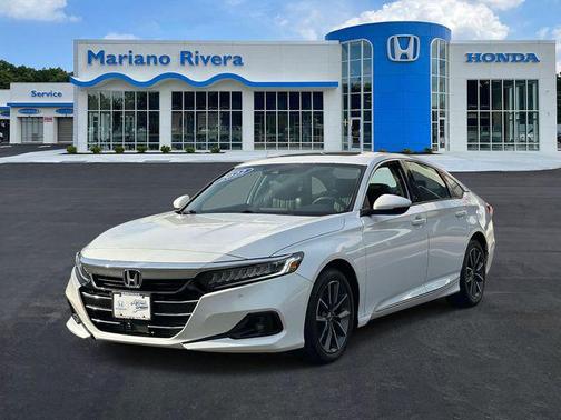 Platinum White Pearl 2022 Honda Accord EX-L 1.5T