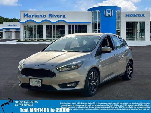 White Gold Metallic 2017 Ford Focus SEL