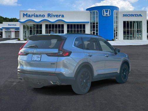 Gray 2025 Honda CR-V Hybrid Sport AWD