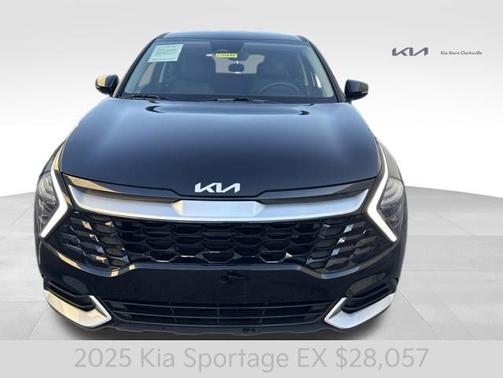Ebony Black 2025 Kia Sportage EX