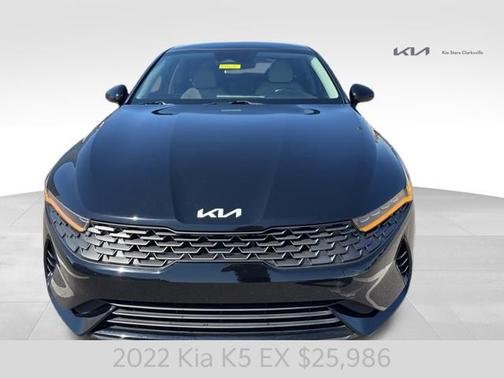 Ebony Black 2022 Kia K5 EX