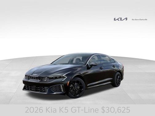 Aurora Black Pearl 2026 Kia K5 GT-Line