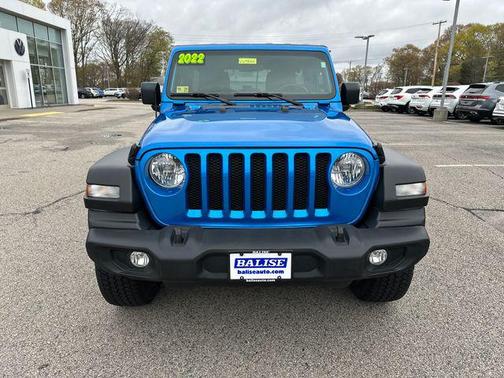 Hydro Blue Pearlcoat 2022 Jeep Wrangler Unlimited Sport