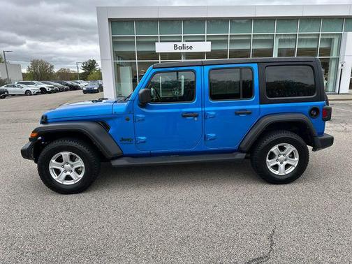 Hydro Blue Pearlcoat 2022 Jeep Wrangler Unlimited Sport