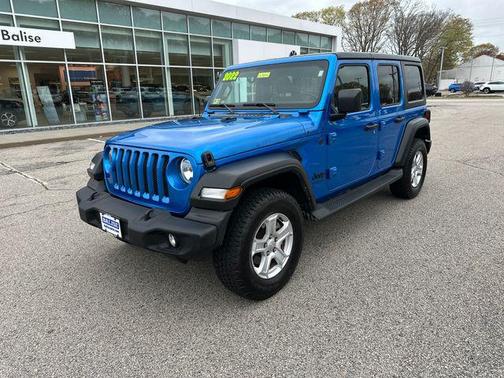 Hydro Blue Pearlcoat 2022 Jeep Wrangler Unlimited Sport