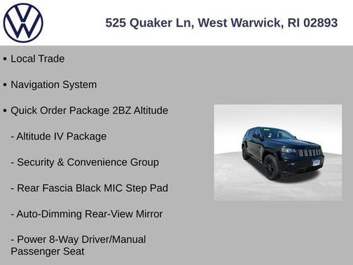 Diamond Black Crystal Pearlcoat 2018 Jeep Grand Cherokee Altitude