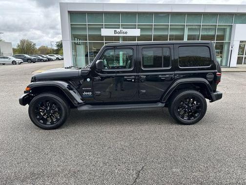 Black Clearcoat 2023 Jeep Wrangler 4xe Sahara