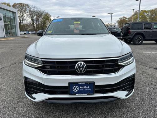 Opal White Pearl 2023 Volkswagen Tiguan 2.0T SE R-Line Black 4MOTION