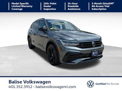 Platinum Gray Metallic 2024 Volkswagen Tiguan 2.0T SE R-Line Black 4MOTION