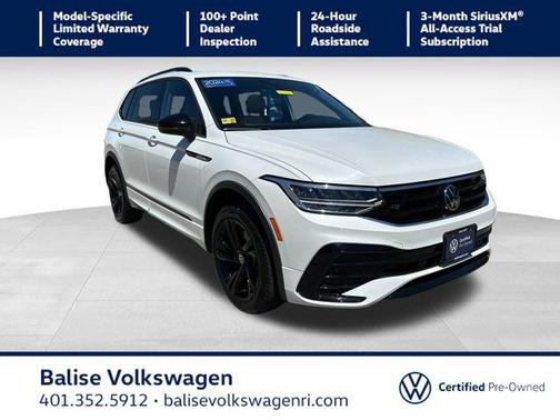 Opal White Pearl 2024 Volkswagen Tiguan 2.0T SE R-Line Black 4MOTION