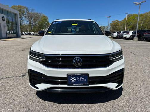 Opal White Pearl 2024 Volkswagen Tiguan 2.0T SE R-Line Black 4MOTION