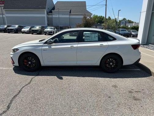 Pure White w/Deep Blk Rf 2026 Volkswagen Jetta GLI 2.0T Autobahn