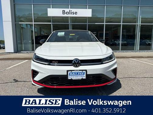Pure White w/Deep Blk Rf 2026 Volkswagen Jetta GLI 2.0T Autobahn