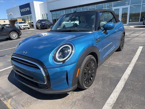 Island Blue Metallic 2023 MINI Convertible Cooper