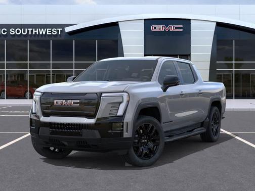 Thunderstorm Gray 2026 GMC Sierra EV Extended Range Elevation