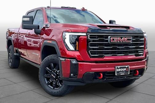 Volcanic Red 2025 GMC Sierra 2500 AT4