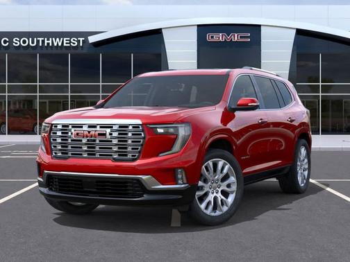 Red 2026 GMC Acadia Denali