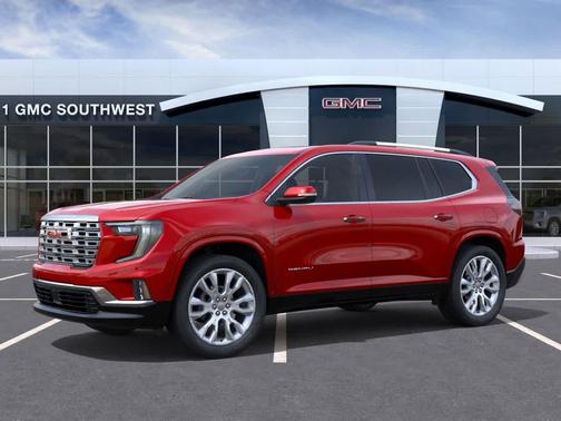 Red 2026 GMC Acadia Denali