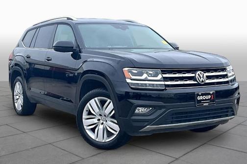 Deep Black Pearl Effect 2019 Volkswagen Atlas 3.6L SE w/Technology