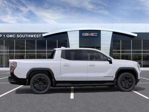 Summit White 2026 GMC Sierra EV Extended Range Elevation