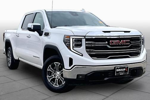 Summit White 2025 GMC Sierra 1500 SLT