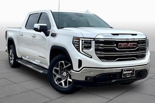 White Frost Tri-Coat 2024 GMC Sierra 1500 SLT
