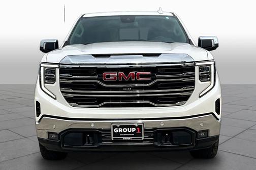 White Frost Tri-Coat 2024 GMC Sierra 1500 SLT