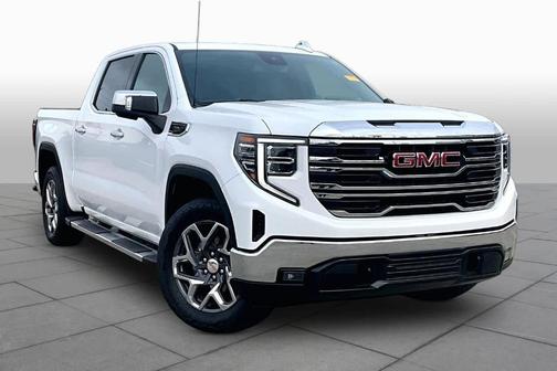 Summit White 2023 GMC Sierra 1500 SLT