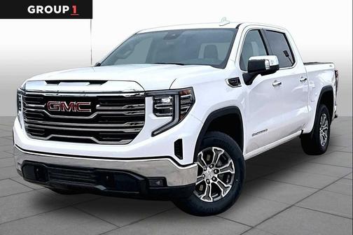 Summit White 2025 GMC Sierra 1500 SLT