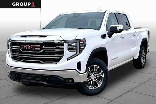 Summit White 2025 GMC Sierra 1500 SLT