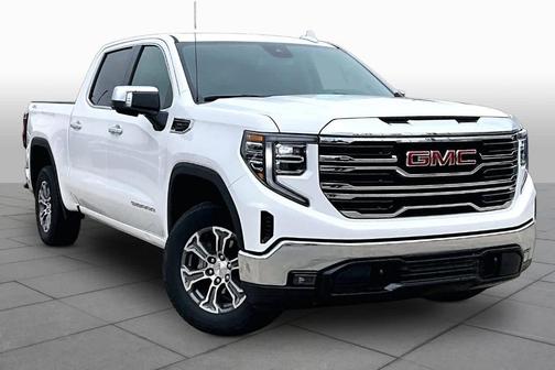 Summit White 2025 GMC Sierra 1500 SLT