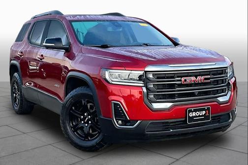 Volcanic Red 2023 GMC Acadia AT4