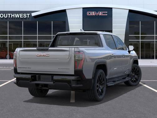 Thunderstorm Gray 2026 GMC Sierra EV Extended Range Elevation