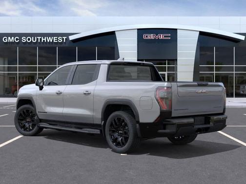 Thunderstorm Gray 2026 GMC Sierra EV Extended Range Elevation