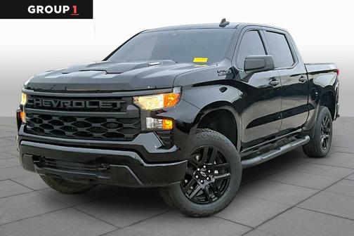 Black 2024 Chevrolet Silverado 1500 Custom Trail Boss