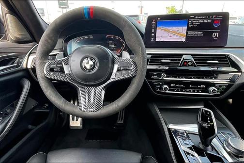 Black Sapphire Metallic 2021 BMW M550 i xDrive
