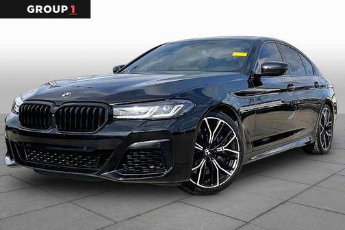 Black Sapphire Metallic 2021 BMW M550 i xDrive