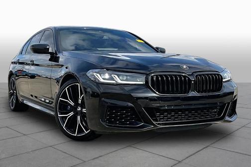 Black Sapphire Metallic 2021 BMW M550 i xDrive
