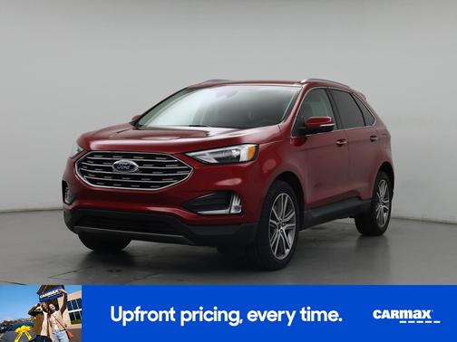 Red 2023 Ford Edge Titanium