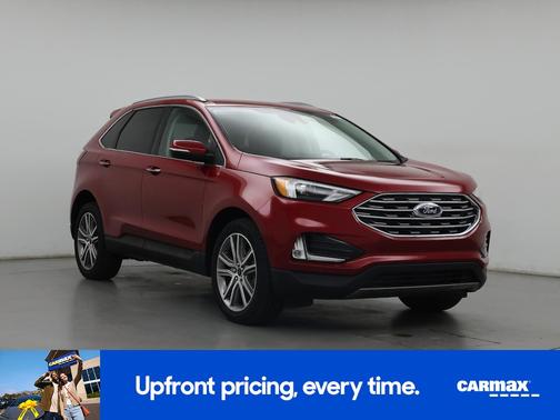 Red 2023 Ford Edge Titanium