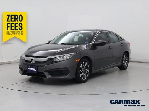 Gray 2016 Honda Civic EX
