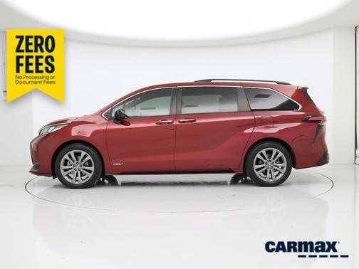 Red 2021 Toyota Sienna XSE